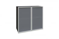 Шкаф кухонный 800 со стеклом Шервуд ЛД 281.361.000.030 Черный_15