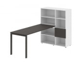 Рабочая станция EDIS EURST 1117 Мокко Мокко Белый_34