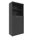 Шкаф для документов с глухими средними дверьми XHC 85.6 Легно Темный_11