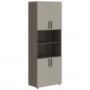 Шкаф с 2 комплектами глухих малых дверей VELION VHCS 80.4 Аметист Кобра_19