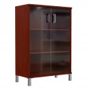 Стеллаж стекло тонированное В420.8 Бургунди_23