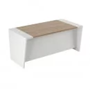 Стол письменный с глянцевой панелью ASTI AST33911021 Вяз Белый_0