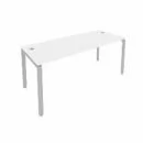 Стол письменный METAL SYSTEM Б.СП-5 Белый/Серый_27