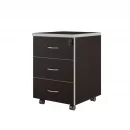 Тумба подкатная с 3 ящиками ZOM27530301 Венге_3