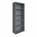 Стеллаж высокий широкий Riva А.СТ-1 Венге/Металлик_1