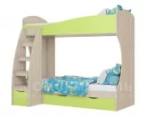 Кровать двухъярусная Пионер Кр26 Дуб сонома-лайм_0