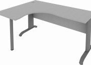 Стол криволинейный левый Riva ПЛ.СА-4 Л Серый_24