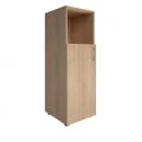 Шкаф книжный средний полуоткрытый без топа YALTA LT-SU 2.1L Снежная Патина_57