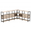 Набор стеллажных систем Everprof EVO №15 Дуб Соната Черный_10