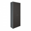 Шкаф высокий широкий Riva А.СТ-1.9 Венге/Металлик_9