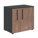 Тумба под фригобар VELION VENEER VRGR 8655 Американский орех Яшма черная_0