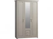 Шкаф 3-створчатый Белла  модуль 04 белый/джелато софт_2