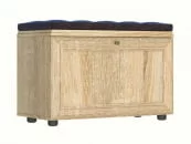 Тумба для обуви Оскар-7 (А) Модена 05 Дуб сонома светлый Крем_0
