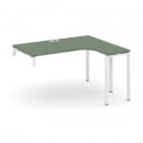 Стол-надставка на опорную тумбу (правый) CONCEPT CN.OSAN-004(R) Дуб Мали Белый_29