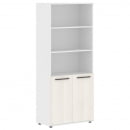 Шкаф с одним комплектом глухих малых дверей EDIS EHCS 85.5 Дуб Денвер темный Черный Белый_6