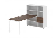 Рабочая станция EDIS ELRST 1217 Дуб Денвер темный Белый Белый_12