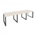 Стол переговорный (3 столешницы) ONIX O.MO-PRG-3.1 Денвер Светлый/Антрацит_12