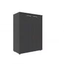 Шкаф с глухими средними дверьми и топом XMC 85.1 Легно Темный_25