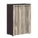 Шкаф с глухими средними дверьми MMC 85.1 Дуб Базель/Венге Магия_7