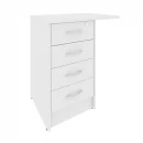 Тумба приставная с фолдингом Riva А.ТП-4.3F-S Белый_0