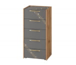 Комод Монако 902.19 Дуб Вотан Оникс Графит_1