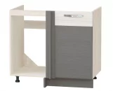 Напольный шкаф под мойку угловой (лев/прав) Графит 74.52 Сосна Астрид-Ваниль-Графит_12