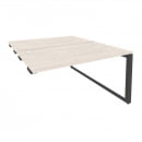 Стол-приставка двойной на О-образном м/к к опорым элем. ONIX O.MO-D.SPR-3.8 Денвер Светлый/Антрацит_23