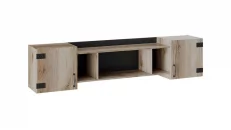 Шкаф навесной Окланд ТД-324.12.21 Фон Черный/Дуб Делано_4