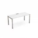 Стол рабочий GLOSS LINE НСР-П.004 Белый Премиум_12