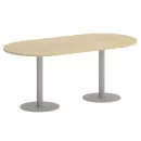 Стол овальный HOME OFFICE VR.SP-5-180.1 Акация Лорка/Серый металл_0