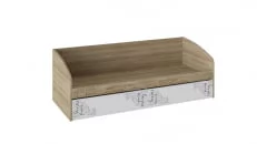 Кровать с 2 ящиками Оксфорд ТД-139.12.01 Ривьера Белый с рисунком_1