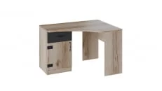 Стол письменный угловой Окланд ТД-324.15.03 Фон Черный/Дуб Делано_1