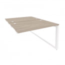 Стол-приставка двойной на О-образном м/к к опорым элем. ONIX O.MO-D.SPR-2.8 Дуб Аттик/Белый_21
