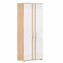 Шкаф двухстворчатый Марта-2 ЛД 136.020.000 Дуб золотой Белый глянец_1