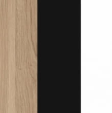 Дуб Денвер светлый/Черный/Белый