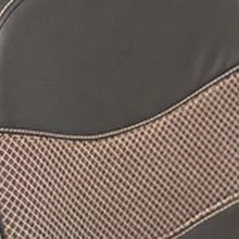 Иск. кожа черная / ткань бежевая