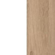 Белый/Дуб Денвер светлый