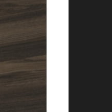 Дуб Мали/Белый бриллиант/Черный