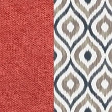 Лаундж 27 Коралл/Фибра Геометрия 18 бежевый