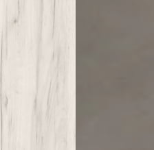 Дуб Крафт белый/Велюр 112