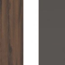 Дуб Денвер темный/Белый/Мокко