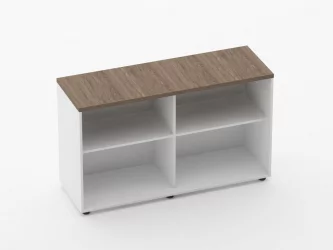 Тумба открытая Deka 9.01.125 Дуб Верцаска/Белый