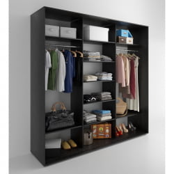 Шкаф-купе 3-х дверный Акцент-Вера ДР 1500х600 Венге