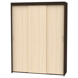 Шкаф-купе T-3-230х175х60(Венге-ДМ-8)