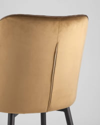 Стул Лоренс велюр Карамель