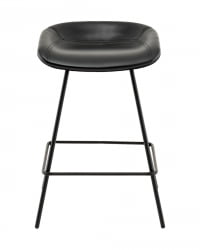 Стул полубарный Фуриоса экокожа черный