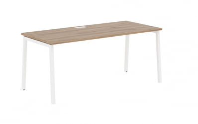 Стол письменный EDIS ELST 1780 Дуб Денвер светлый Белый