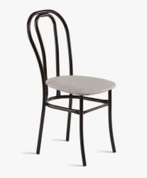 Стул Венский 400х490 мм Светло-серый/Металл Коричневый