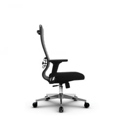 Кресло офисное МЕТТА B 2b 19/2D, Основание 17834 Комплект 3 Светло-серое Черное