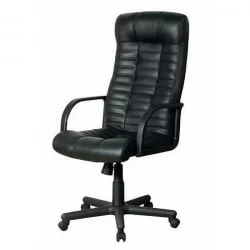 Кресло Атлант ULTRA кожа Черный